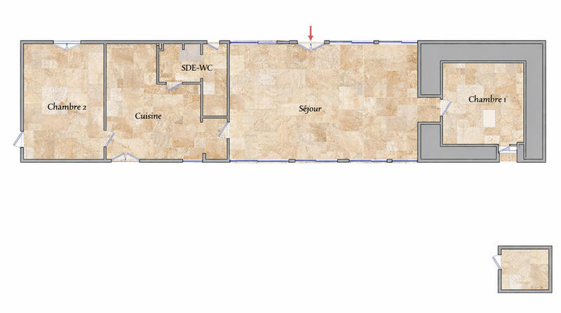 Maison - 100 m² - 4 pièces