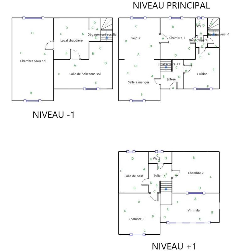 Maison de ville - 122 m² - 5 pièces