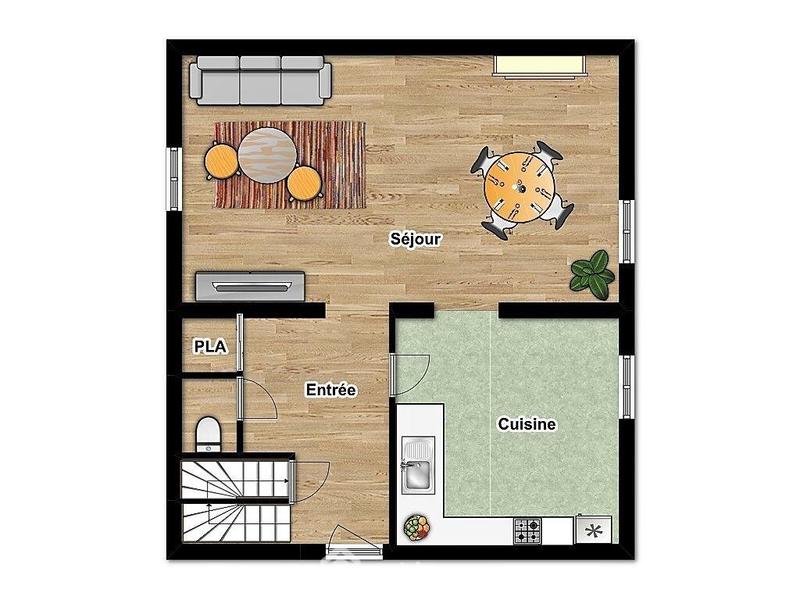 Maison - 100 m² - 4 pièces