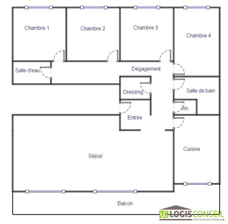 Appartement - 136 m² - 5 pièces