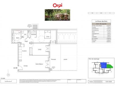 Appartement - 73 m² - 3 pièces