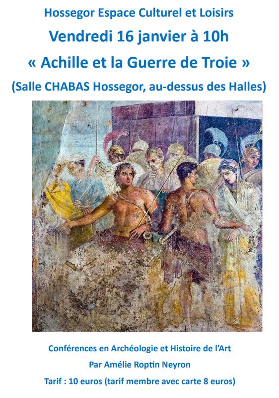 Conférence Achille et la Guerre de Troie