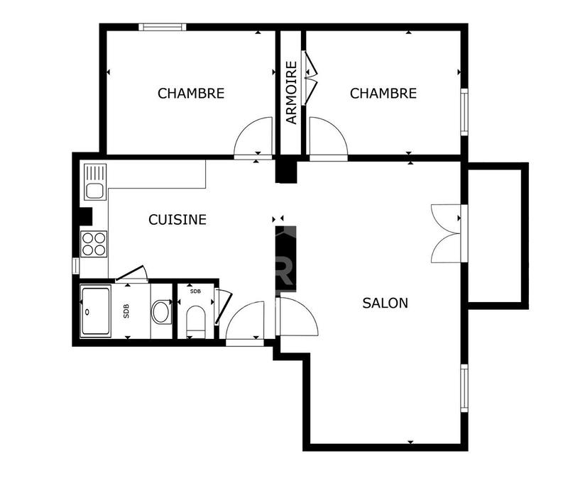 Appartement - 60 m² - 3 pièces