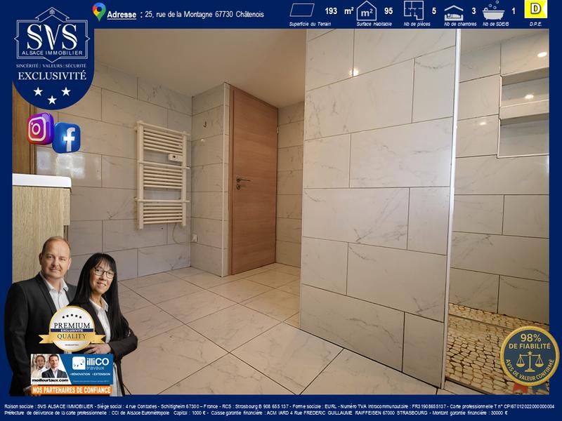 Maison - 96 m² - 5 pièces