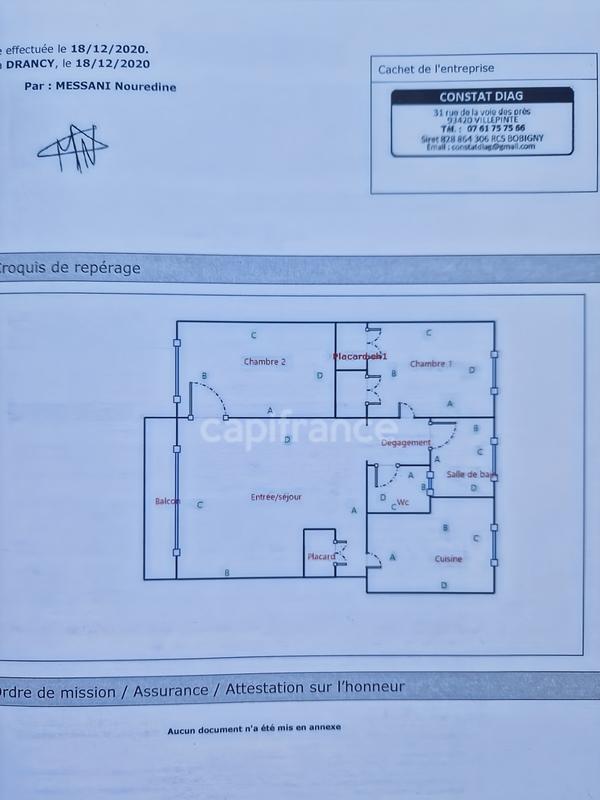 Appartement - 53 m² - 3 pièces