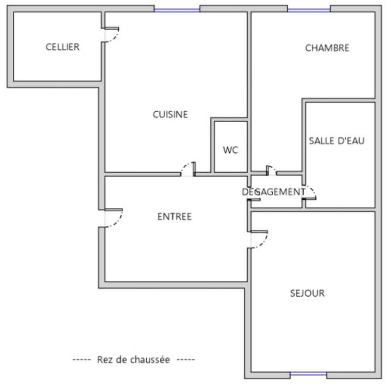 Appartement - 47 m² - 2 pièces