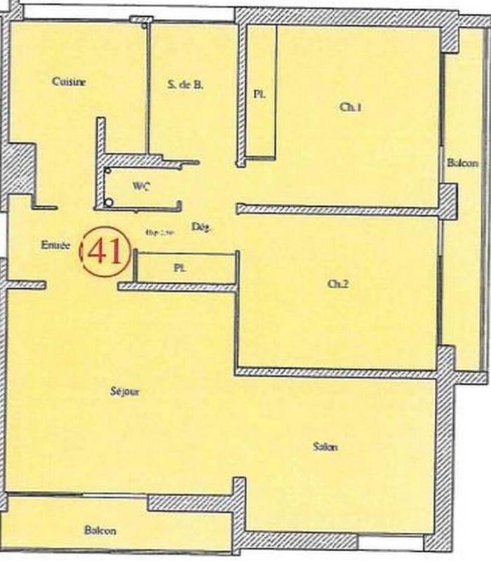 Appartement - 76 m² - 3 pièces