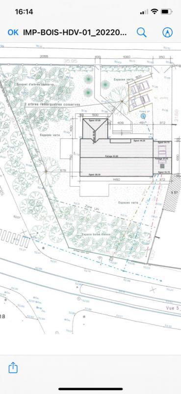 Terrain constructible - 1 087 m²