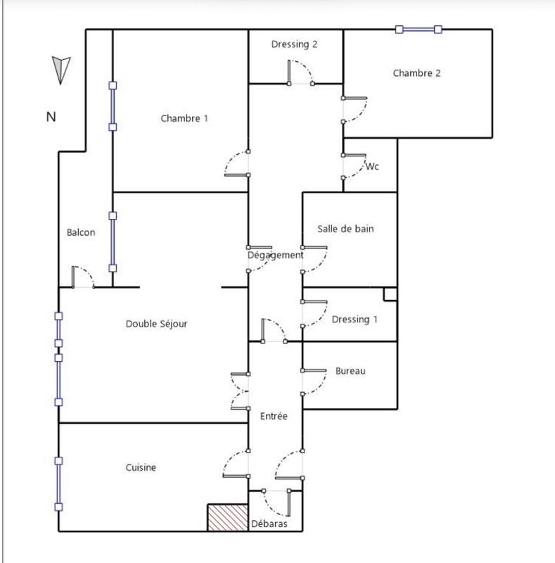 Appartement - 88 m² - 4 pièces