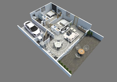 Maison - 71 m² - 3 pièces