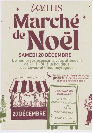 Marché de Noël à la boutique Terrois d'Univitis