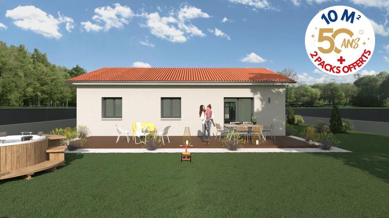 Maison - 80 m² - 4 pièces