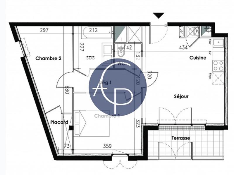 Appartement - 57 m² - 3 pièces