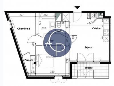 Appartement - 57 m² - 3 pièces