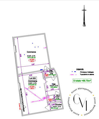 Local commercial - 89 m²