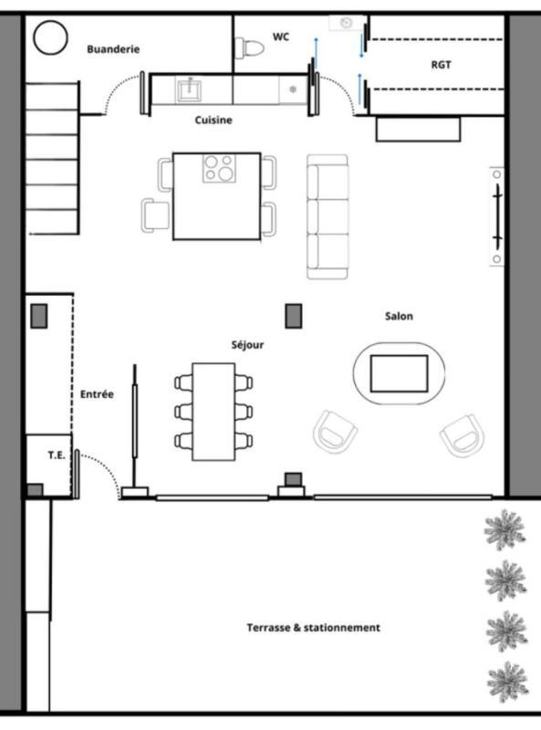 Duplex - 127 m² - 4 pièces