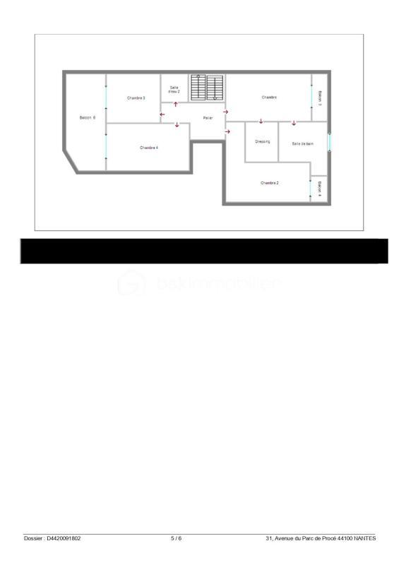 Duplex - 147 m² - 7 pièces