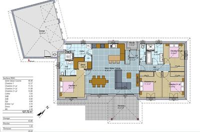 Maison - 128 m² - 5 pièces