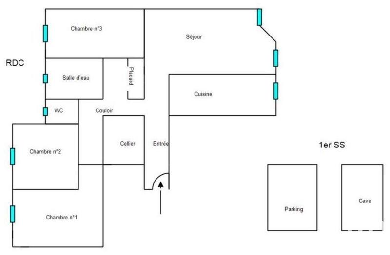 Appartement - 82 m² - 4 pièces