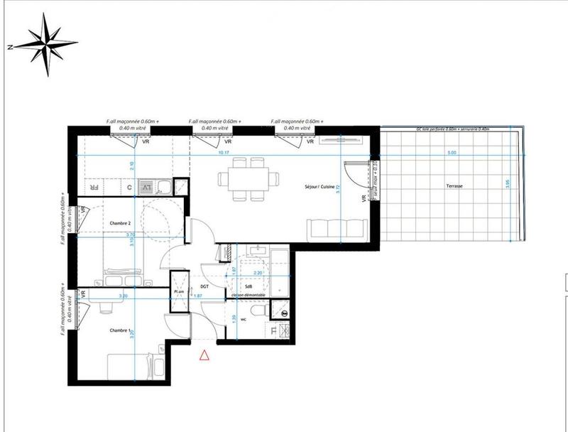 Appartement - 39 m² - 2 pièces