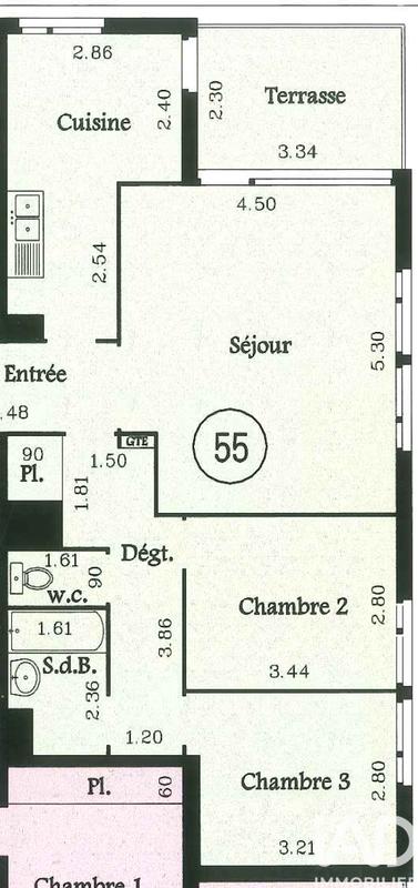 Appartement - 85 m² - 4 pièces