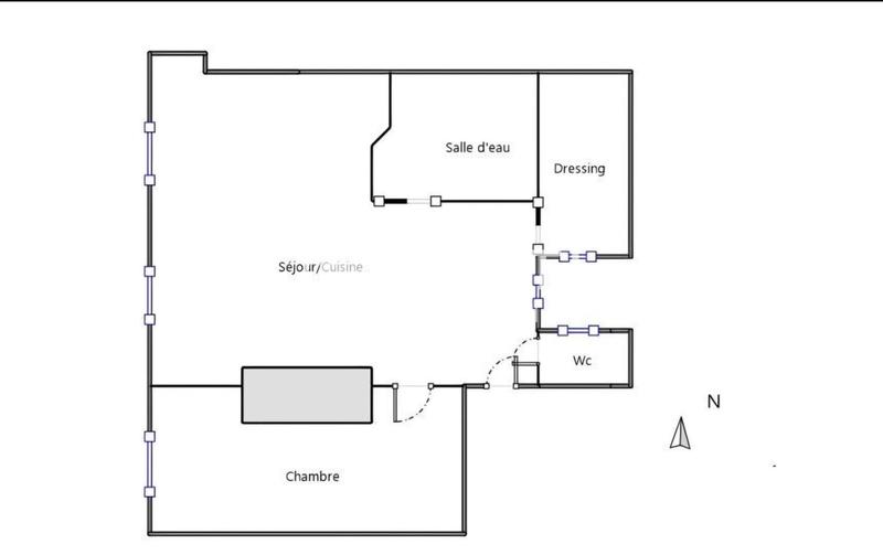 Appartement - 40 m² - 2 pièces
