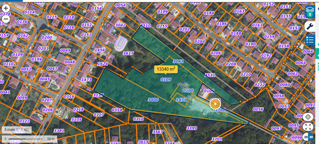Terrain constructible - 13 340 m²