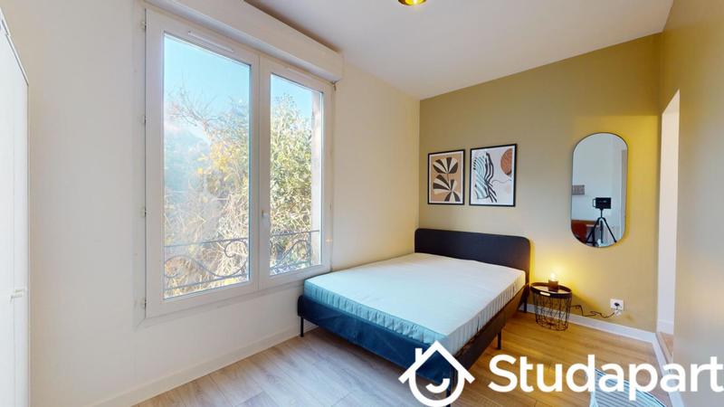 Chambre - 9 m² - 1 pièce