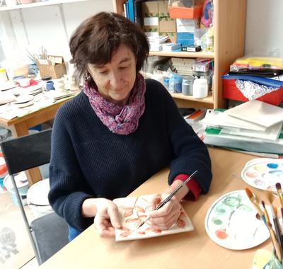 Visite d'un atelier de céramiste