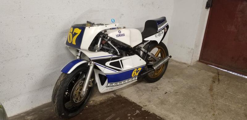 Yamaha Tzg 350 yamaha bleu 0350 B