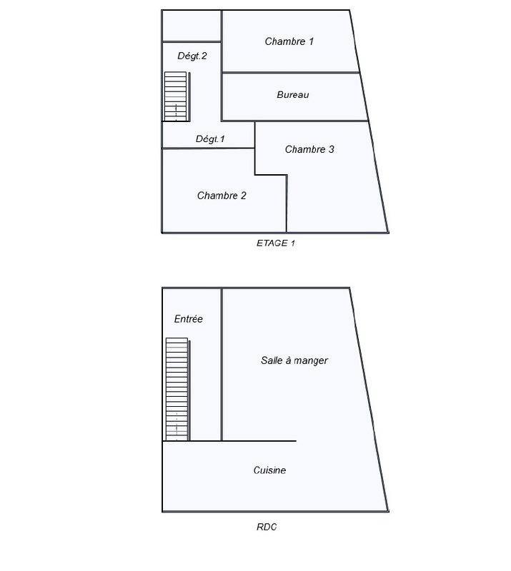 Immeuble - 70 m² - 6 pièces