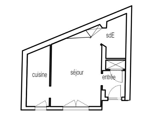 Appartement - 24 m² - 2 pièces