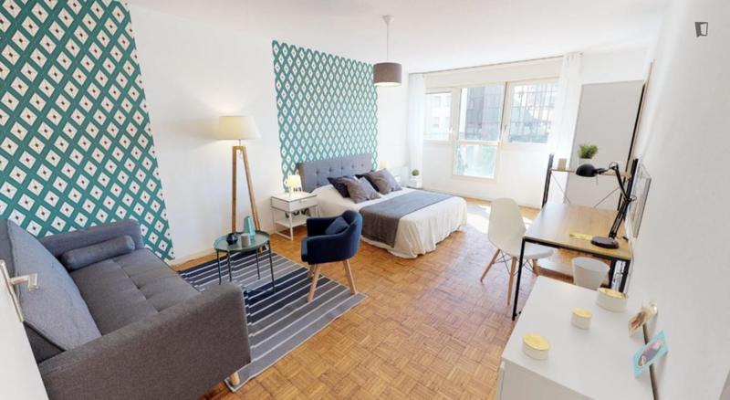 Chambre - 22 m² - 3 pièces