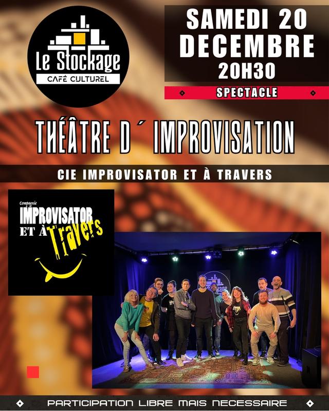 Soirée Théâtre d'Improvisation avec la Cie &quot;Improvisator et à travers&quot;