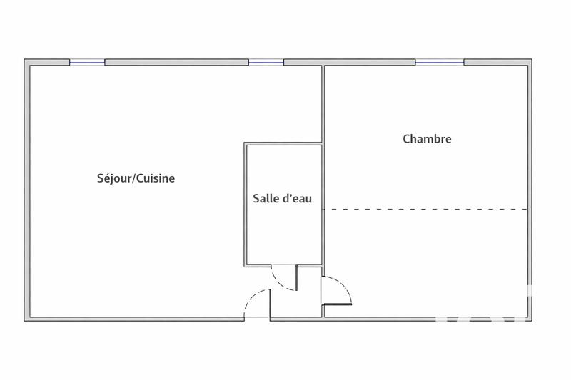 Appartement - 36 m² - 2 pièces