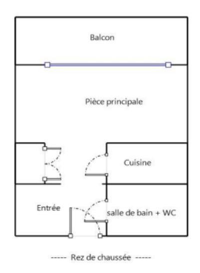 Studio - 26 m² - 1 pièce