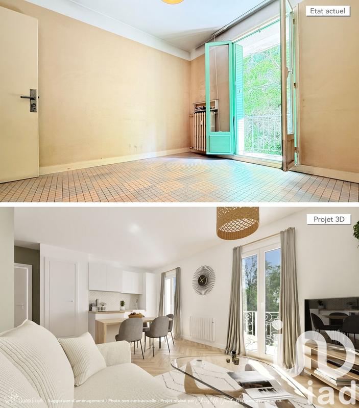 Appartement - 65 m² - 3 pièces