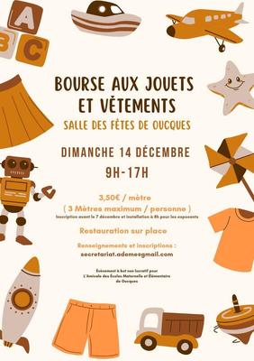 Bourse aux jouets et vêtements