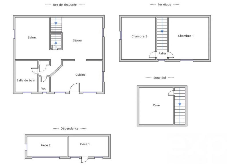 Maison - 85 m² - 4 pièces