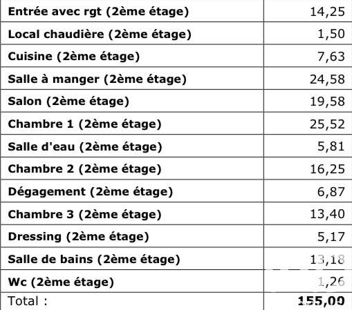 Appartement - 155 m² - 5 pièces