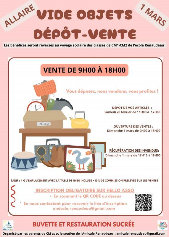Vide objets - dépôt-vente