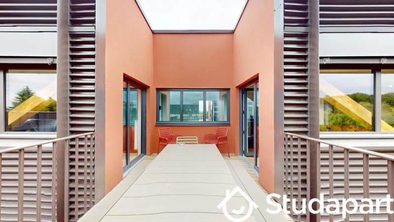 Chambre - 17 m² - 1 pièce