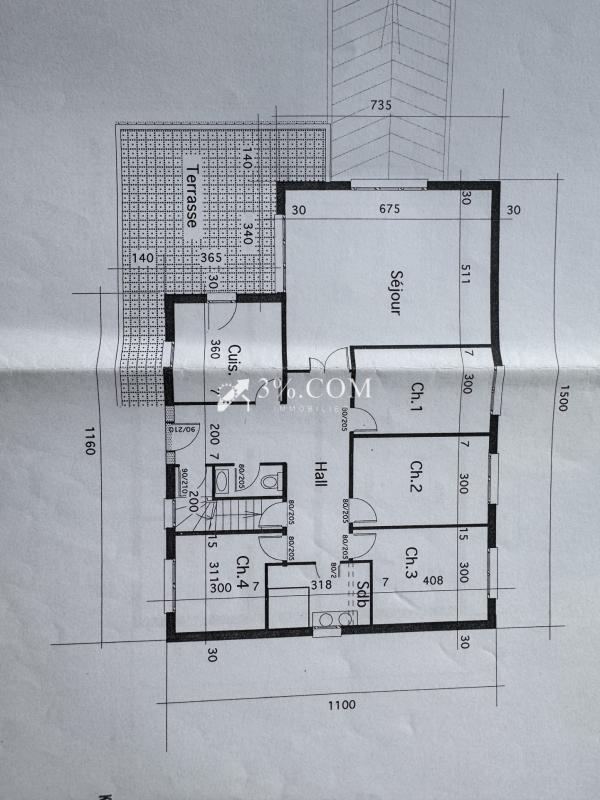 Maison - 123 m² - 5 pièces