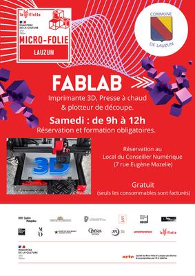 Micro-Folie : Fablab