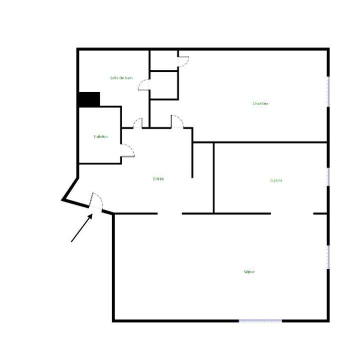 Appartement - 42 m² - 2 pièces