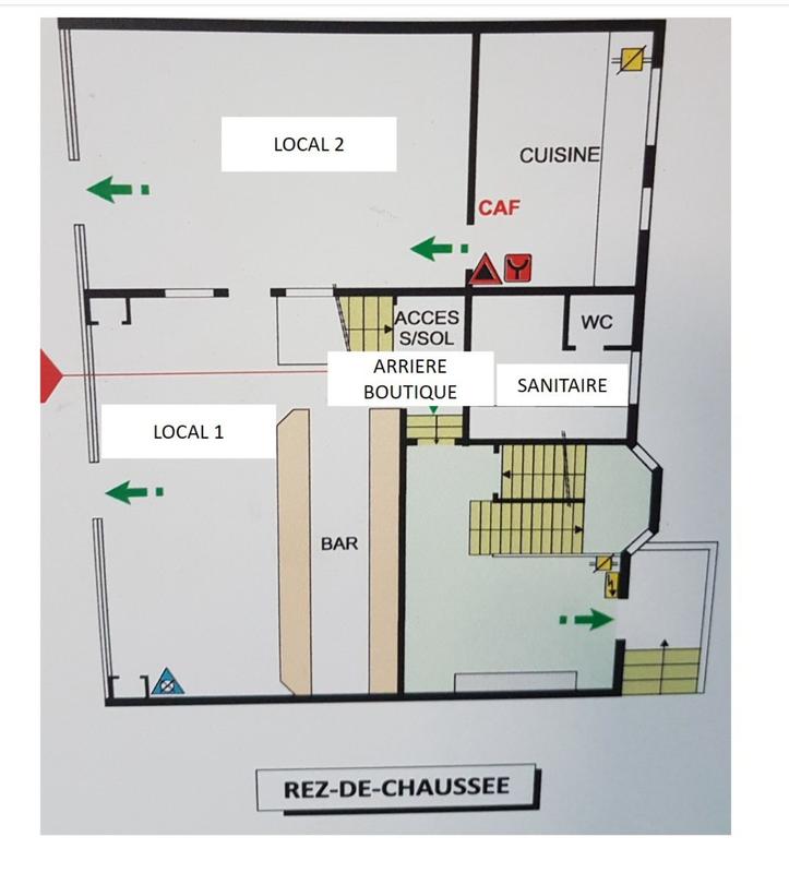 Fonds de commerce - Local commercial - 76 m²