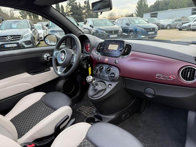 Fiat 500c Cabriolet 1.2 8v 69ch Eco Pack Lounge
