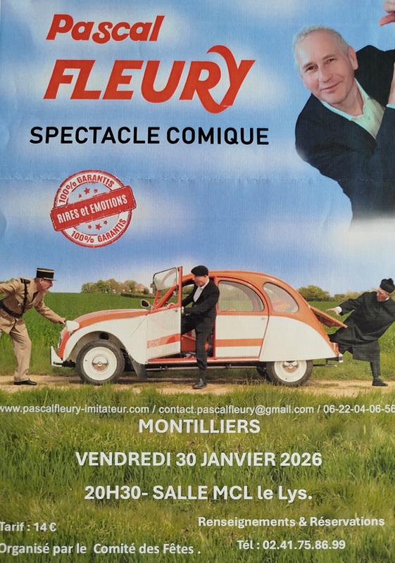 "Rires avant tout" spectacle Music'hall avec Pascal Fleury