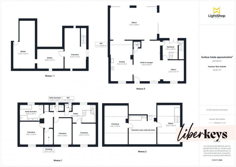 Maison - 280 m² - 7 pièces