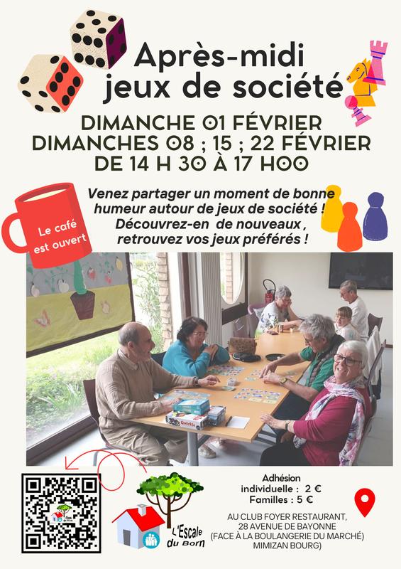 Après midi Jeux de société